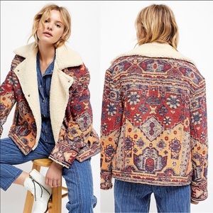 Free People Star Valley Coat Aztec